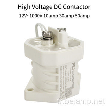 Contacteur à haute tension DC DC1000V 30A relais EVQ30